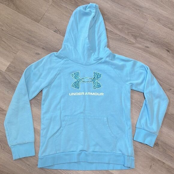 Lot of 2 Girls UNDER ARMOUR and Champion  Hoodie Sweatshirts Both Size Large - Picture 2 of 13